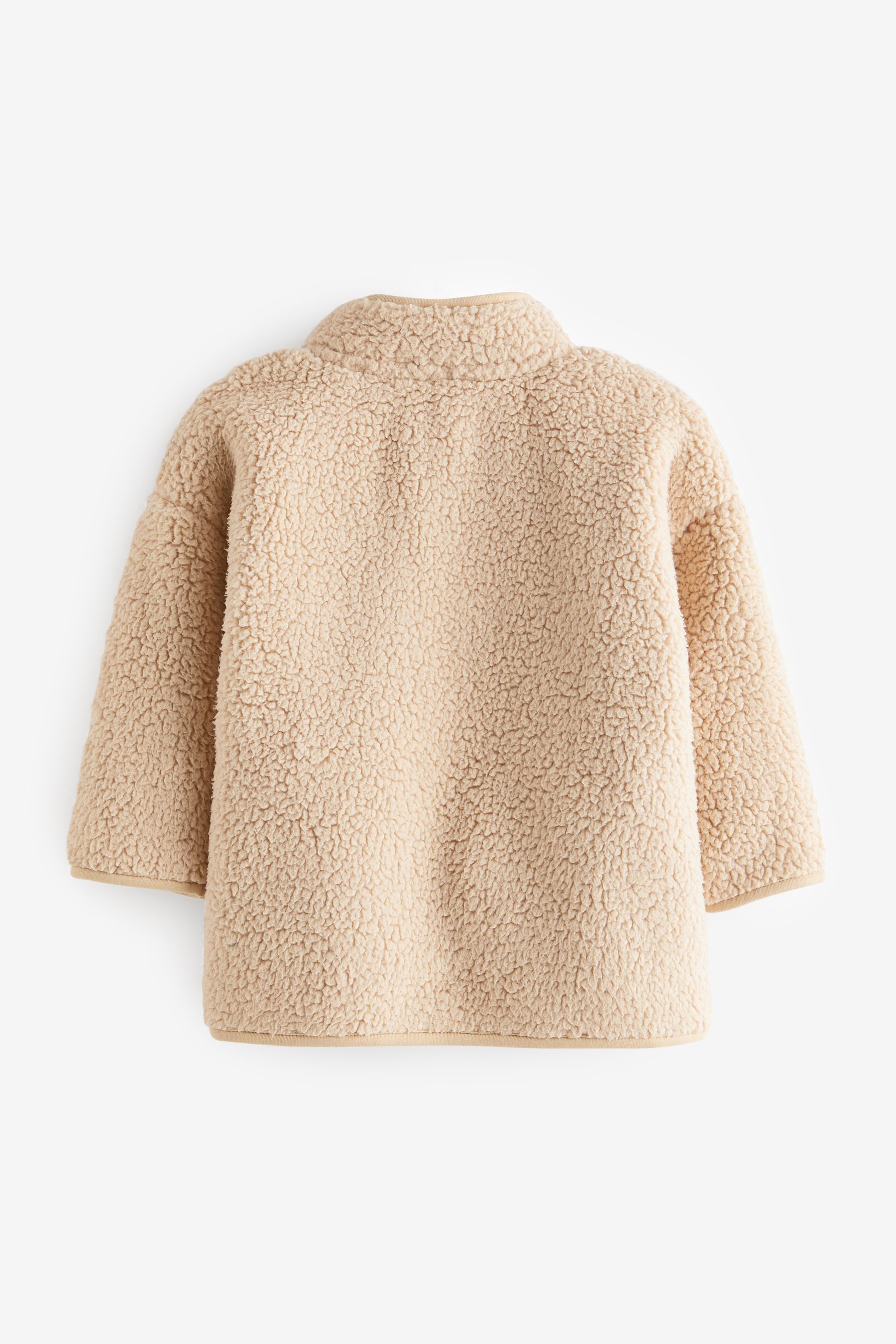 Buy Cream Bear Bear Embroidered Teddy Borg Fleece Jacket 3mths 7yrs from Next Luxembourg