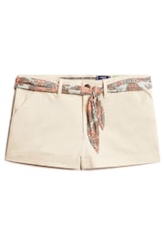 Superdry Oatmeal Vintage Chino Hot Shorts - Image 10 of 10