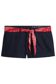 Superdry Navy Vintage Chino Hot Shorts - Image 6 of 9