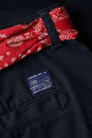 Superdry Navy Vintage Chino Hot Shorts - Image 9 of 9