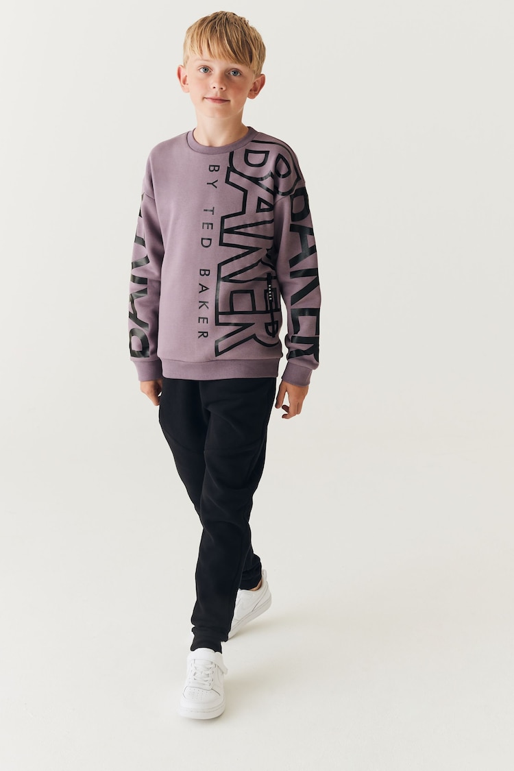 Baker by Ted Baker Purple Letter Sweatshirt - Image 2 of 16