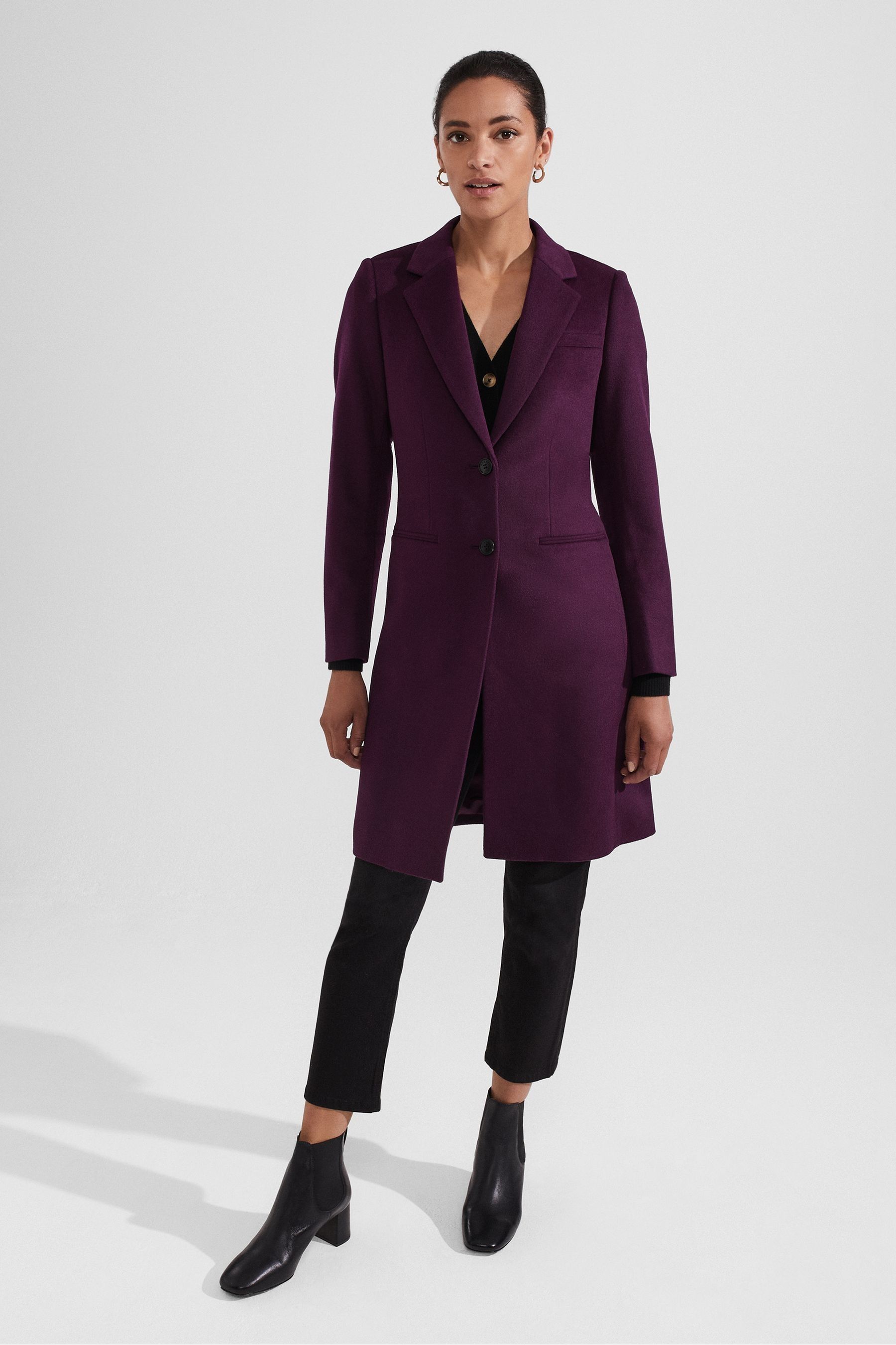 Hobbs tilda coat green discount