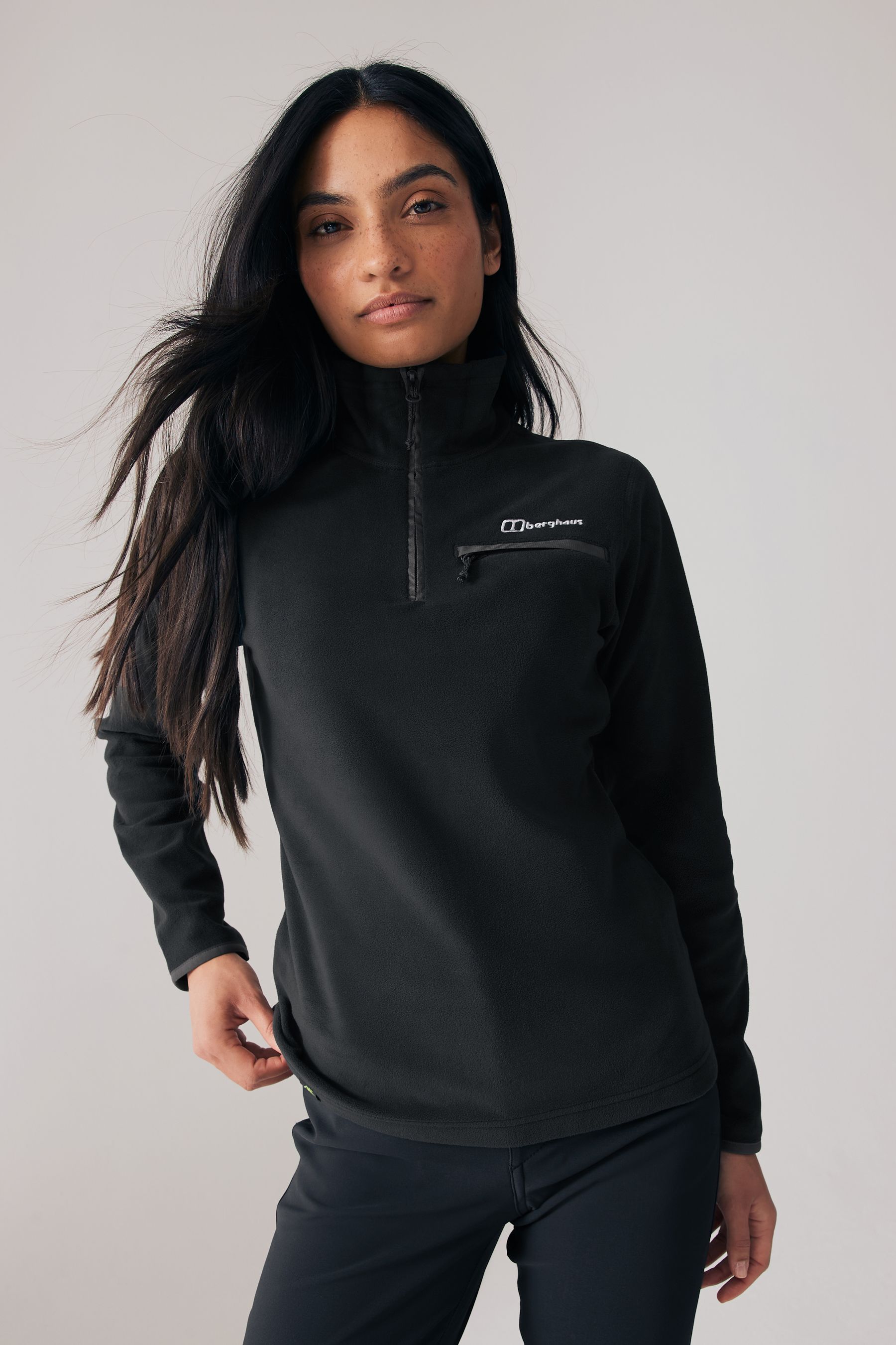 Buy Berghaus Black Prism 2.0 Micro Half Zip Fleece from Next Luxembourg