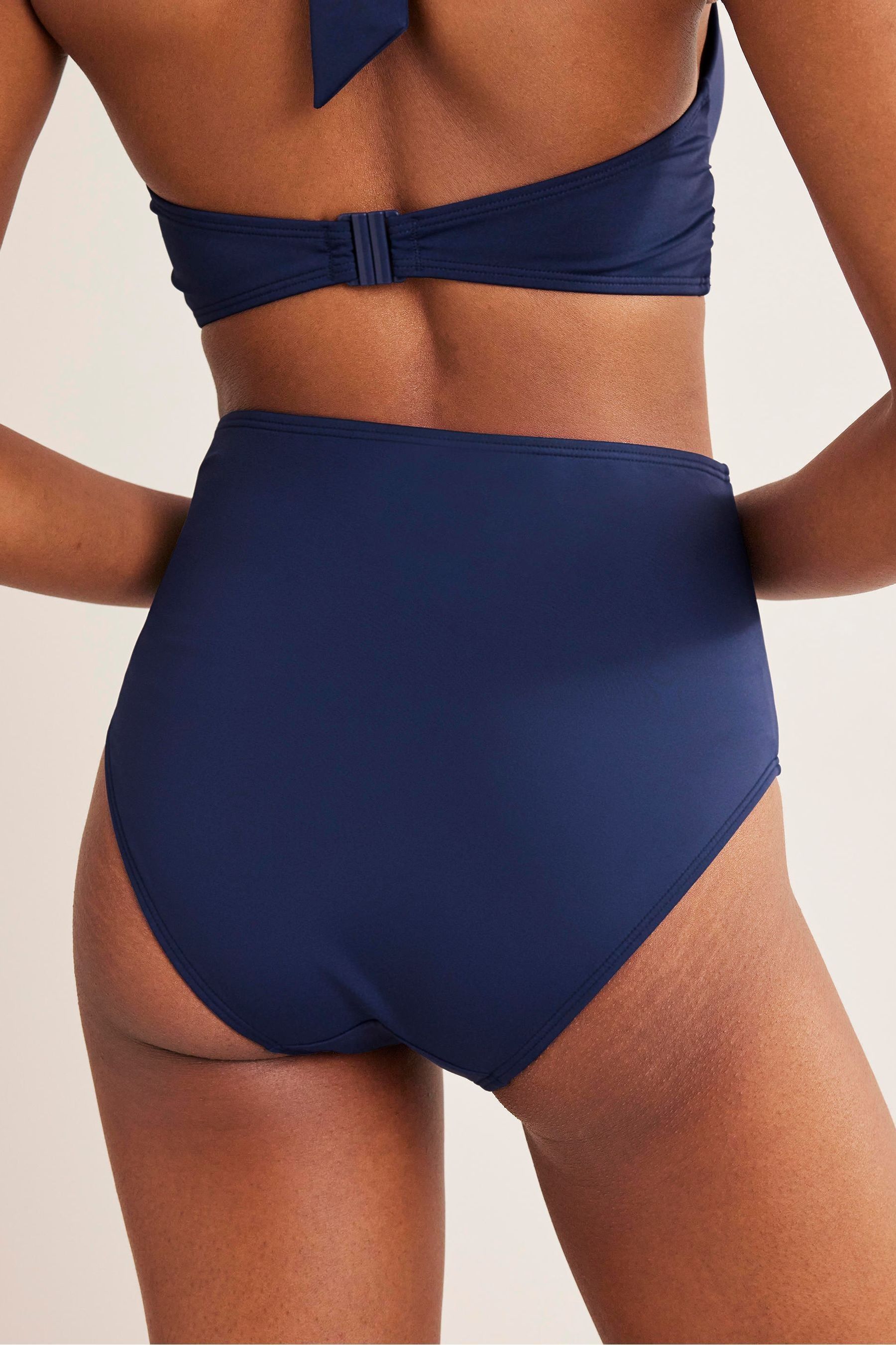 Buy Boden Blue High Waisted Bikini Bottoms from the Next UK online shop