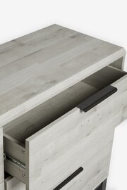 Grey Bronx Oak Effect 6 Drawer Wide Chest of Drawers - Image 9 of 10