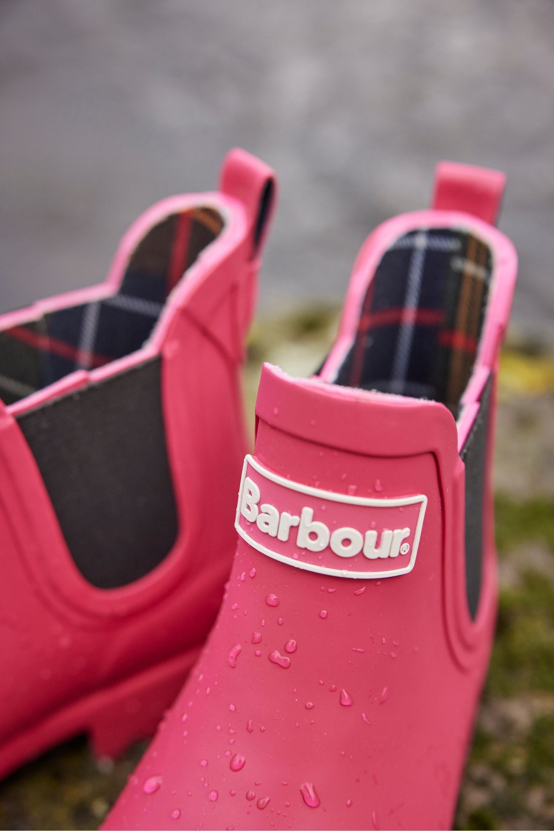 Buy Barbour Pink Wilton Short Wellington Boots from Next Ireland