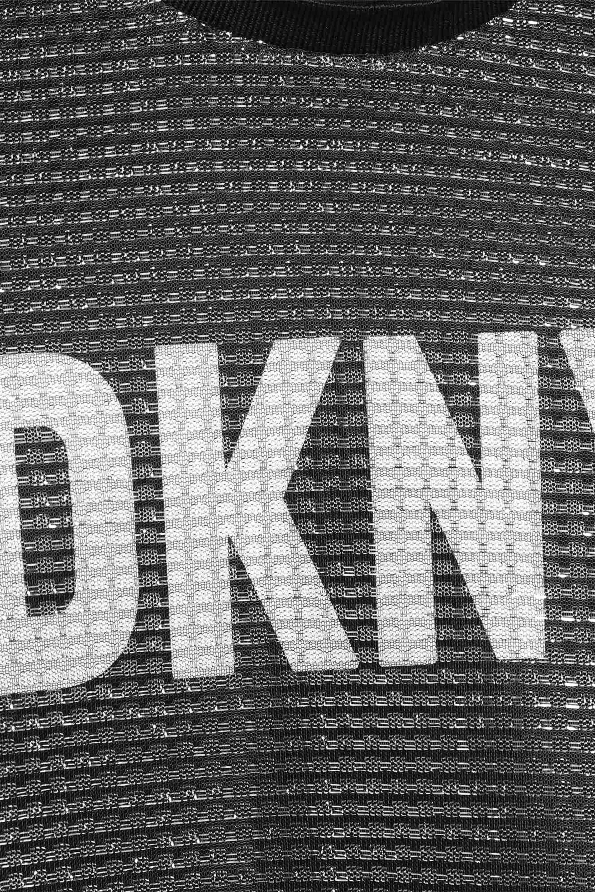 DKNY Silver 2-In-1 Layered Logo Dress - Image 4 of 4