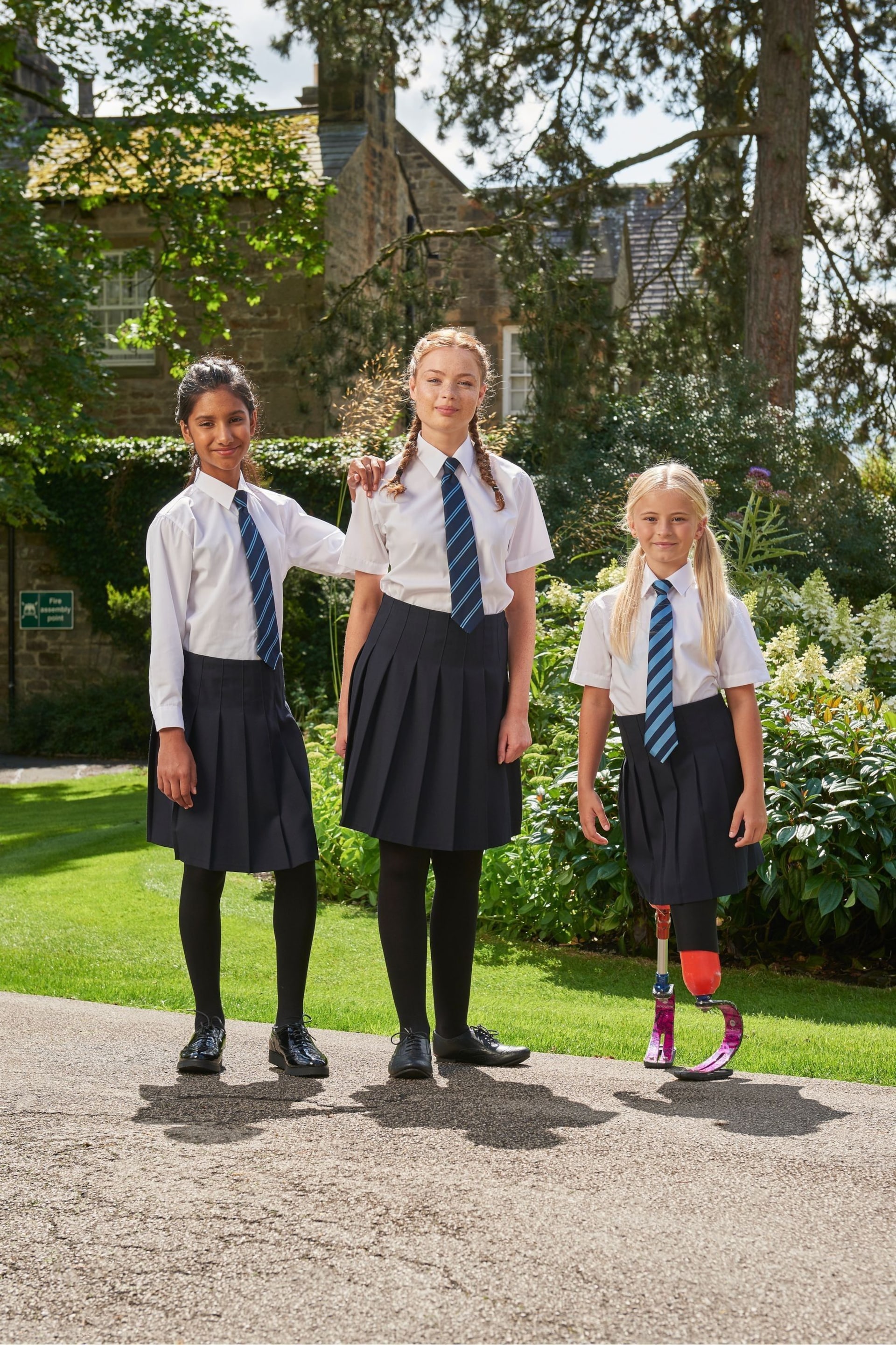 Trutex Girls Permanent Pleats School Skirt - Image 2 of 3