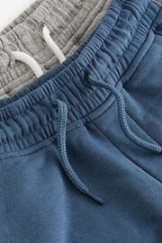 Blue/Grey 2 Pack Basic Jersey Shorts (3-16yrs) - Image 3 of 3
