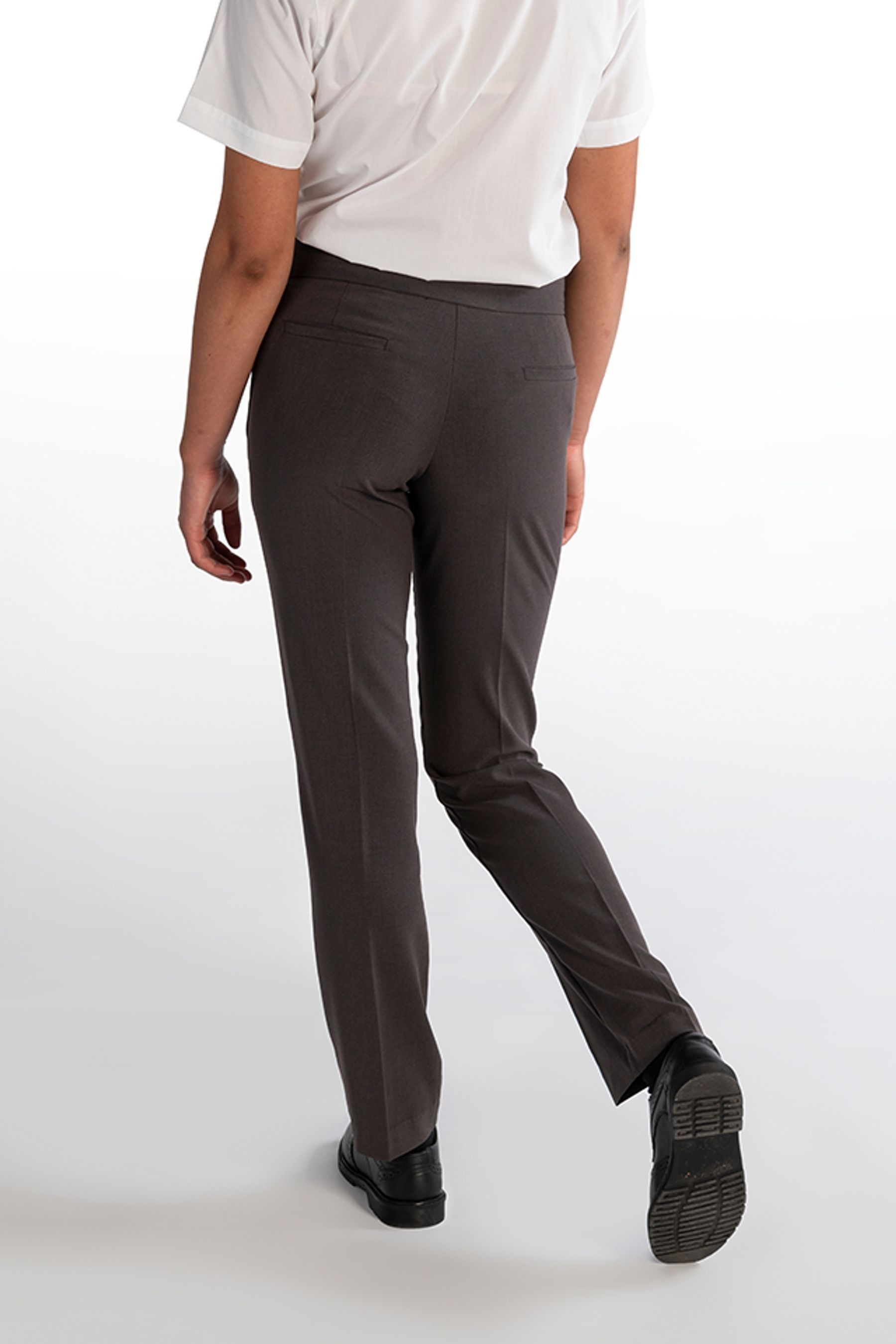 Next girls grey school trousers shop