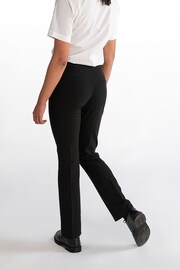 Trutex Girls Black Twin Pocket School Trousers - Image 2 of 4