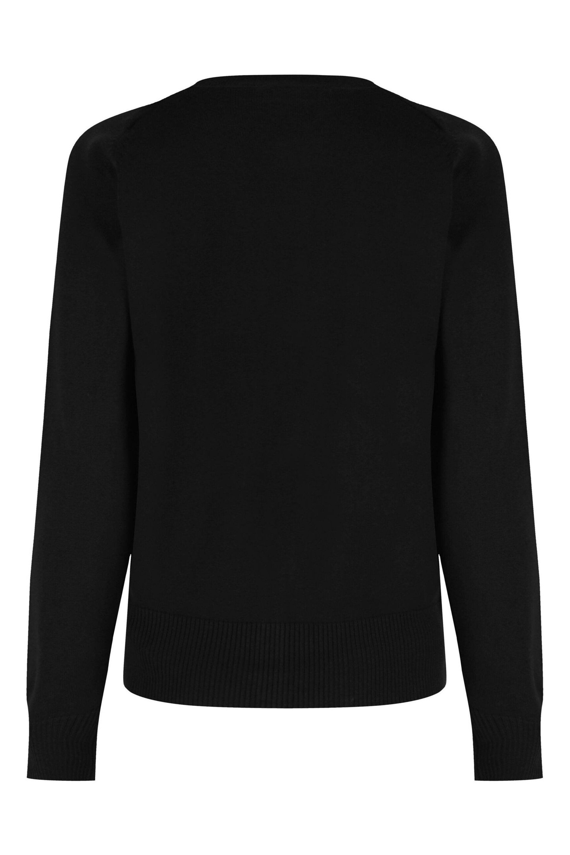 Trutex Black 100% Cotton School Cardigan - Image 3 of 3