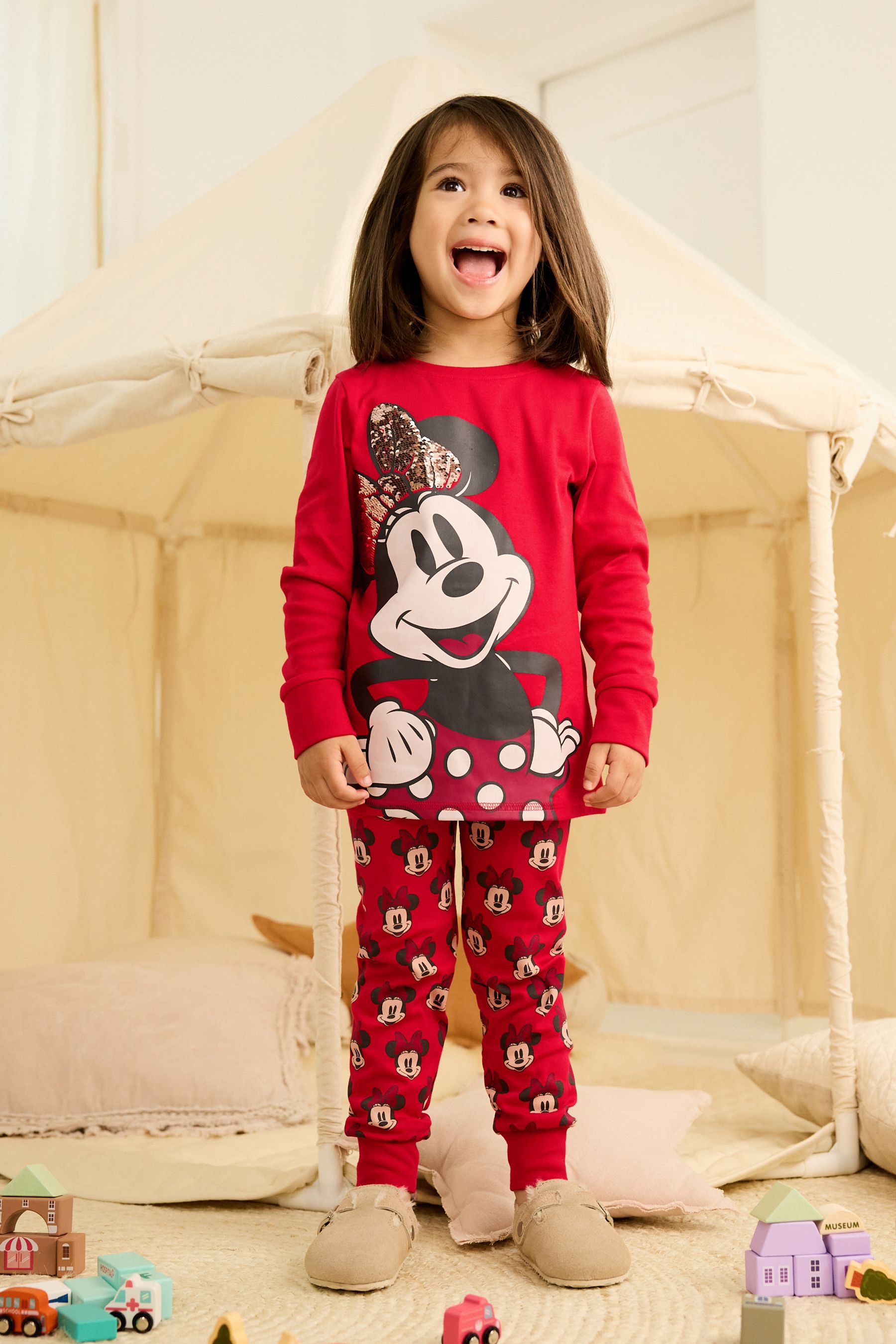 Minnie mouse girls pajamas hotsell
