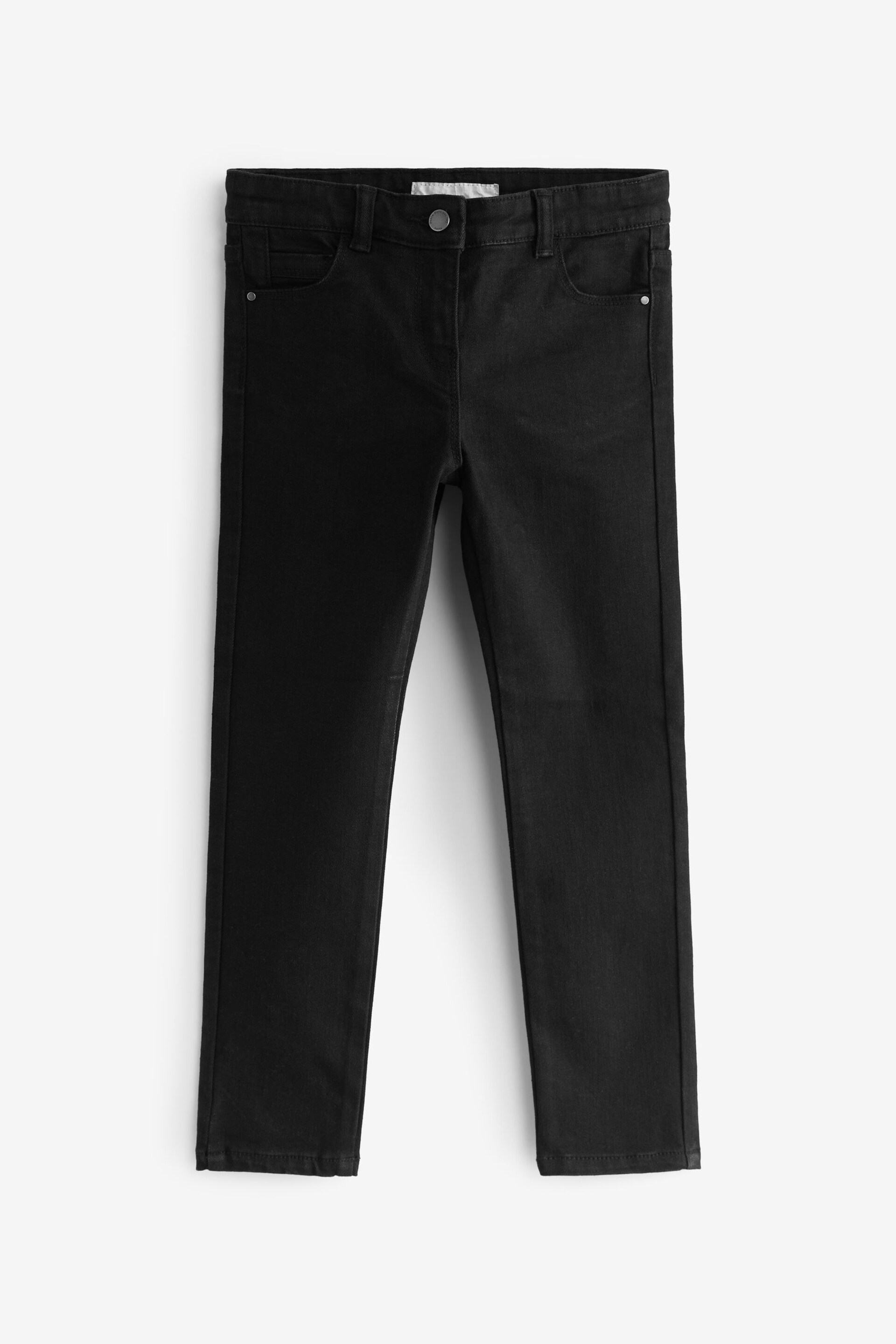 Black Long Length Skinny Jeans (3-16yrs) - Image 1 of 2