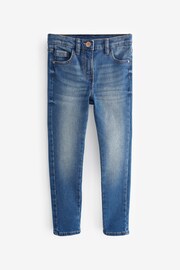 Mid Blue Long Length Skinny Jeans (3-16yrs) - Image 1 of 2