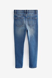 Mid Blue Long Length Skinny Jeans (3-16yrs) - Image 2 of 2