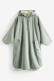 Sage Green Shower Resistant Changing Robe - Image 6 of 8