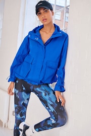 Blue Packable Rain Jacket - Image 3 of 8