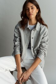 Blue Stripe Worker Jacket - Image 1 of 7