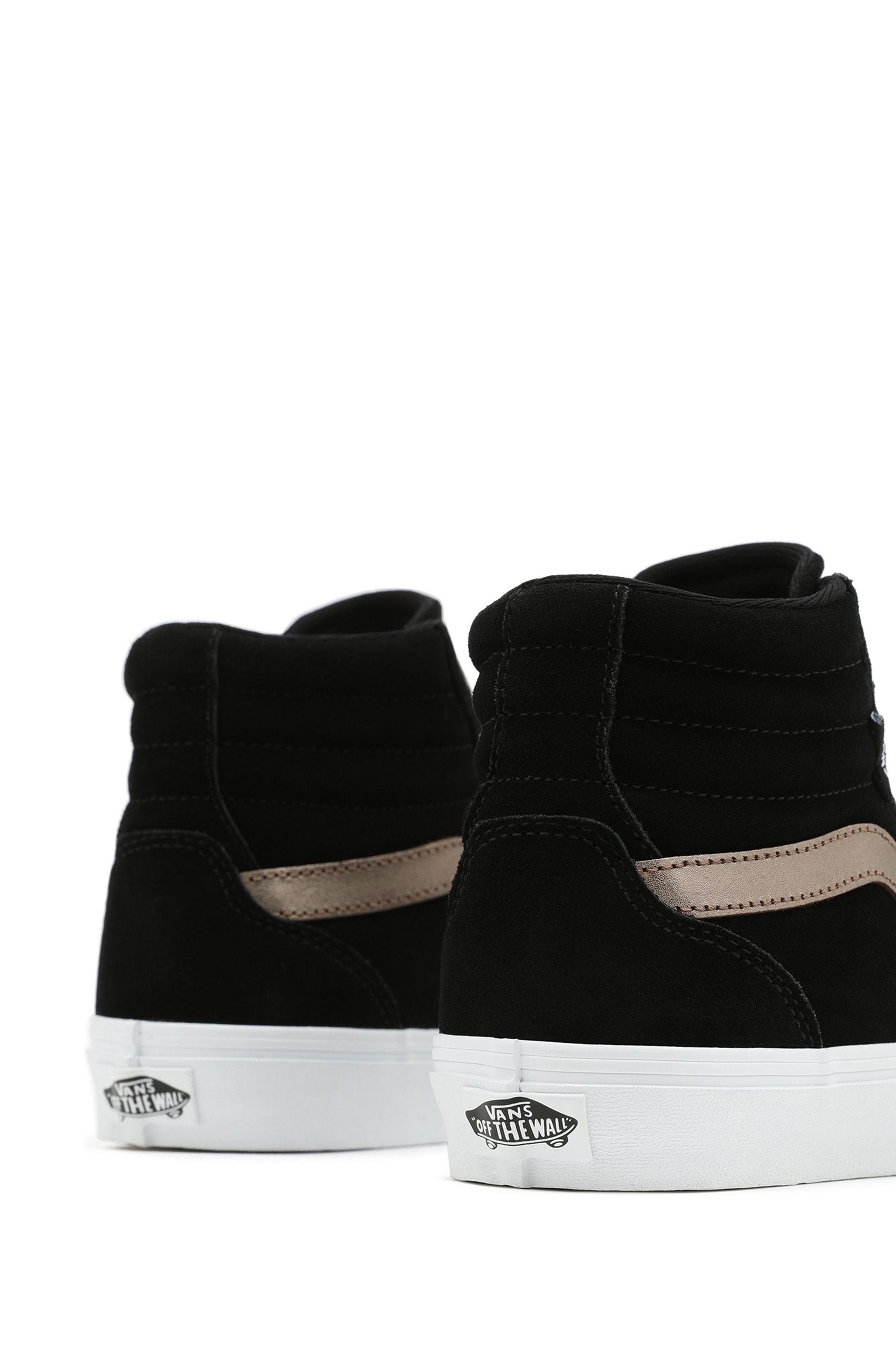 Buy Vans Womens Black Gold Filmore Hi Trainers from Next Luxembourg