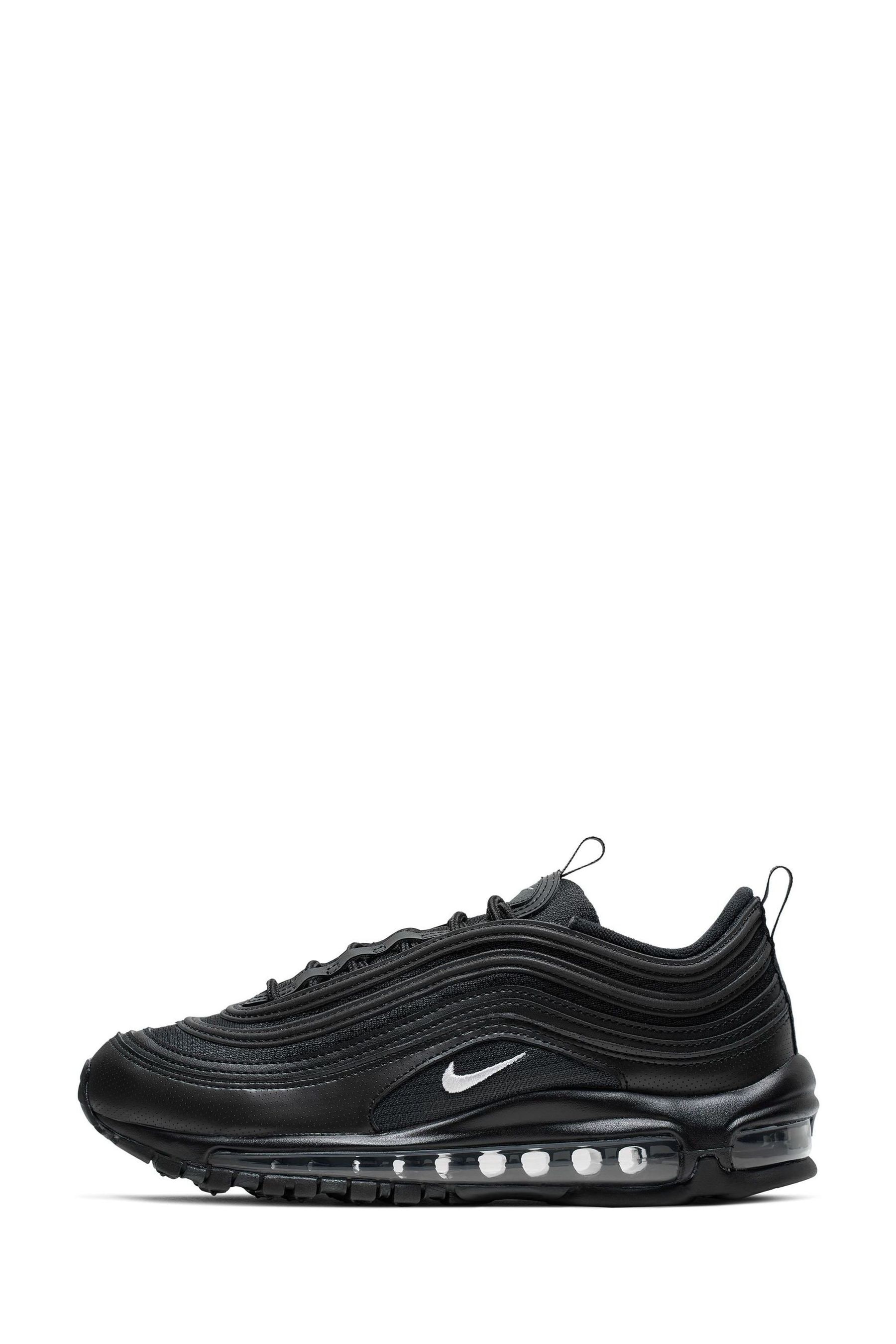 Buy Nike Black Black Air Max 97 Youth Trainers from Next Luxembourg