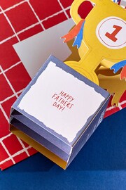 Blue Father's Day Pop Up Trophy Card - Image 2 of 4