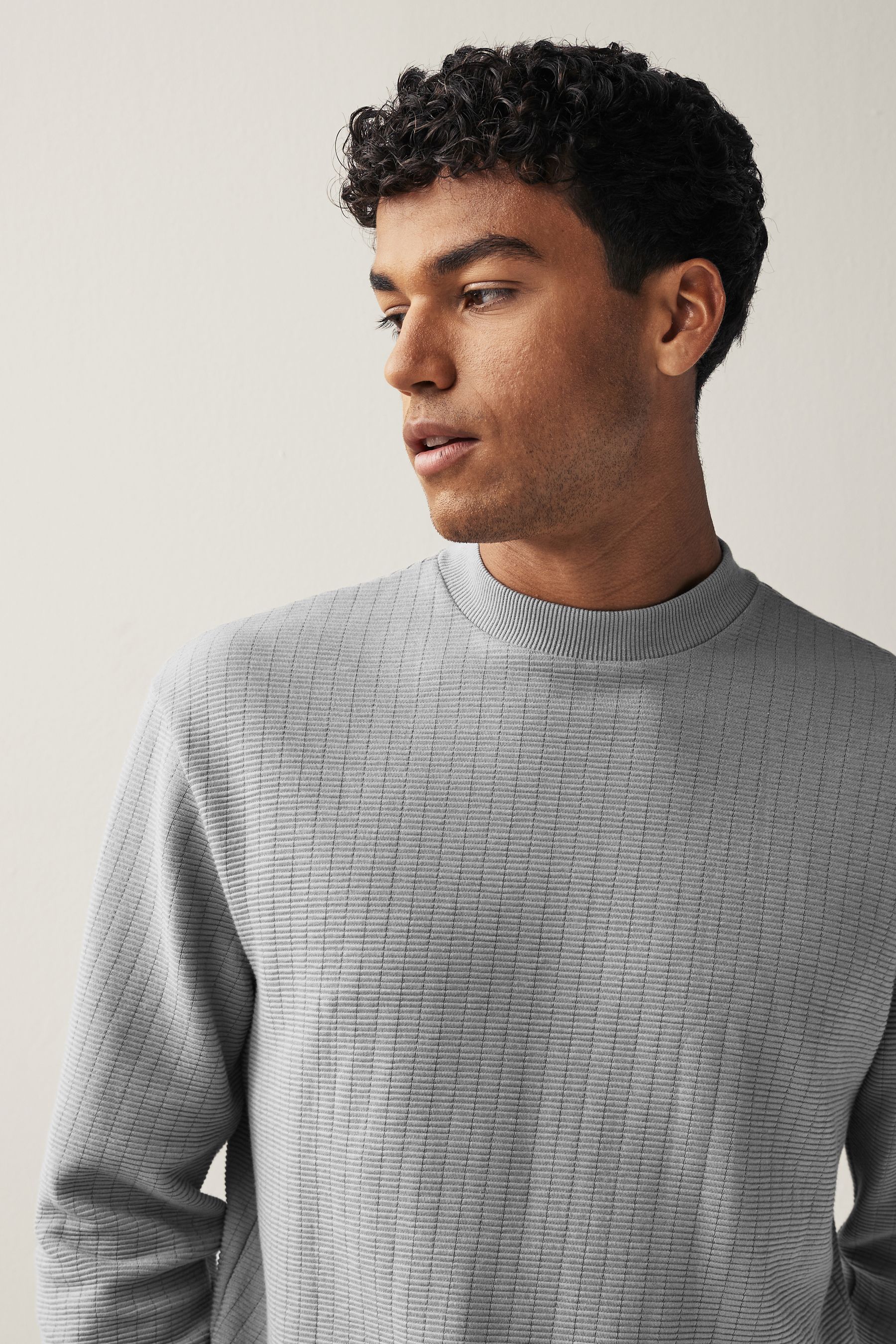 Grey long sleeve jumper outlet