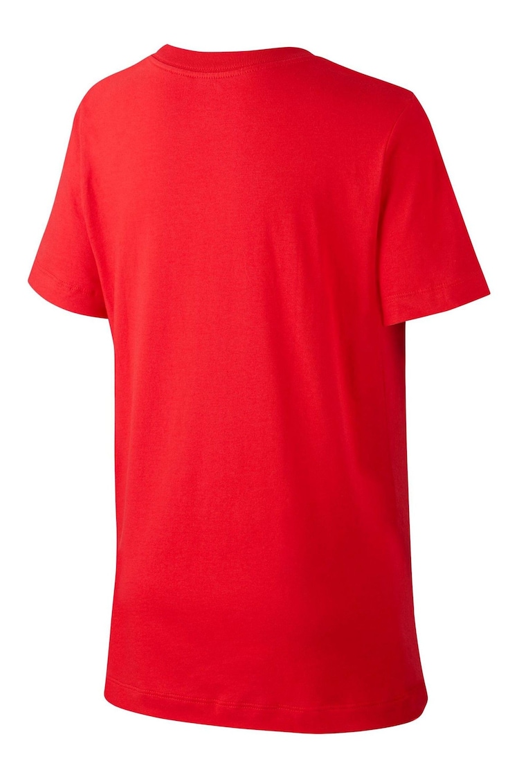 Nike Red/White Futura Icon T-Shirt - Image 6 of 6