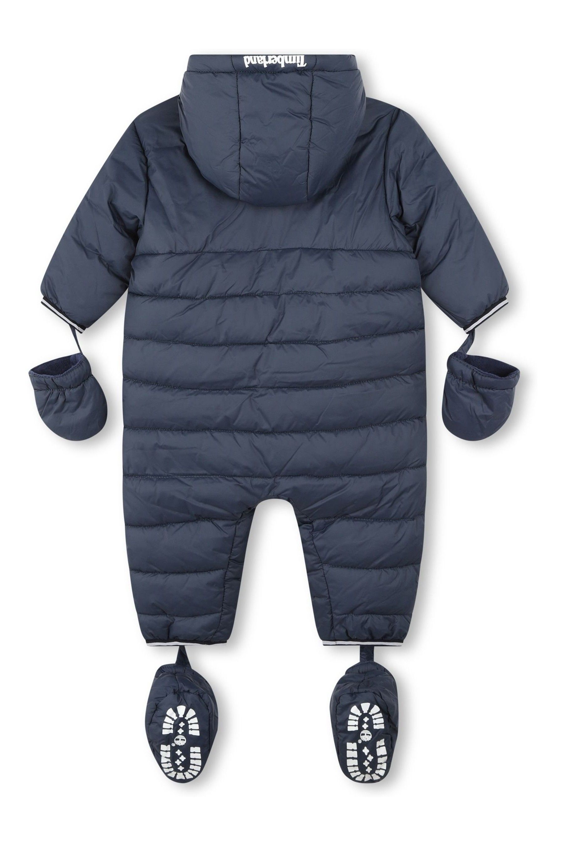 Buy Timberland Baby Navy Logo Snowsuit from Next Netherlands