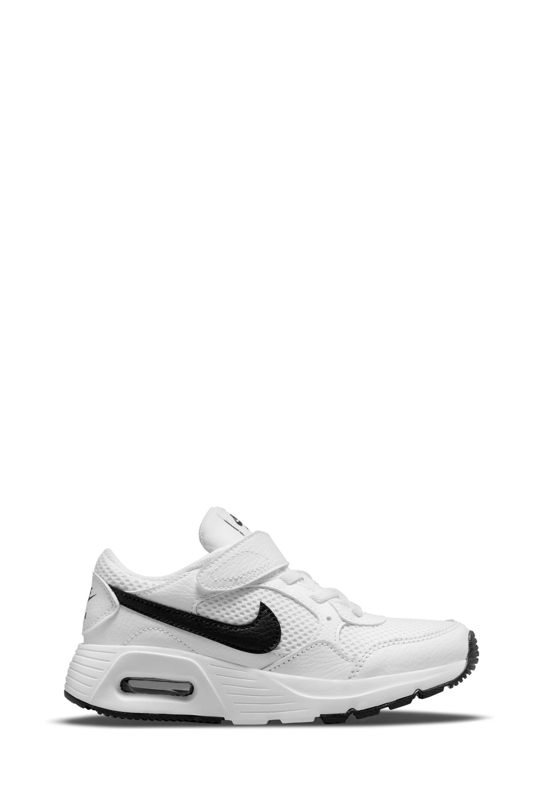 Buy Nike White Black Nike Air Max SC Junior Trainers from Next Luxembourg