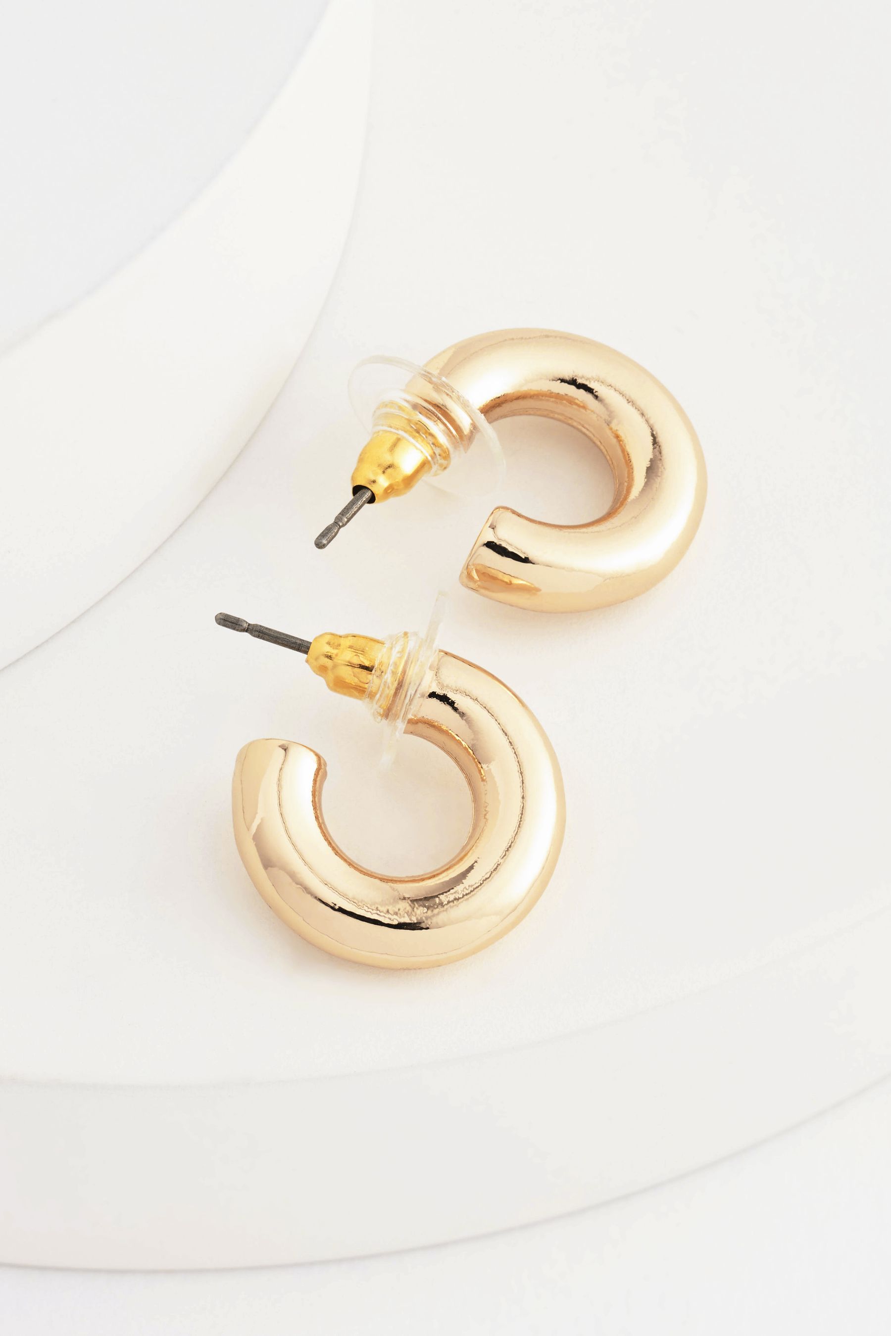 Chubby hoop earrings store
