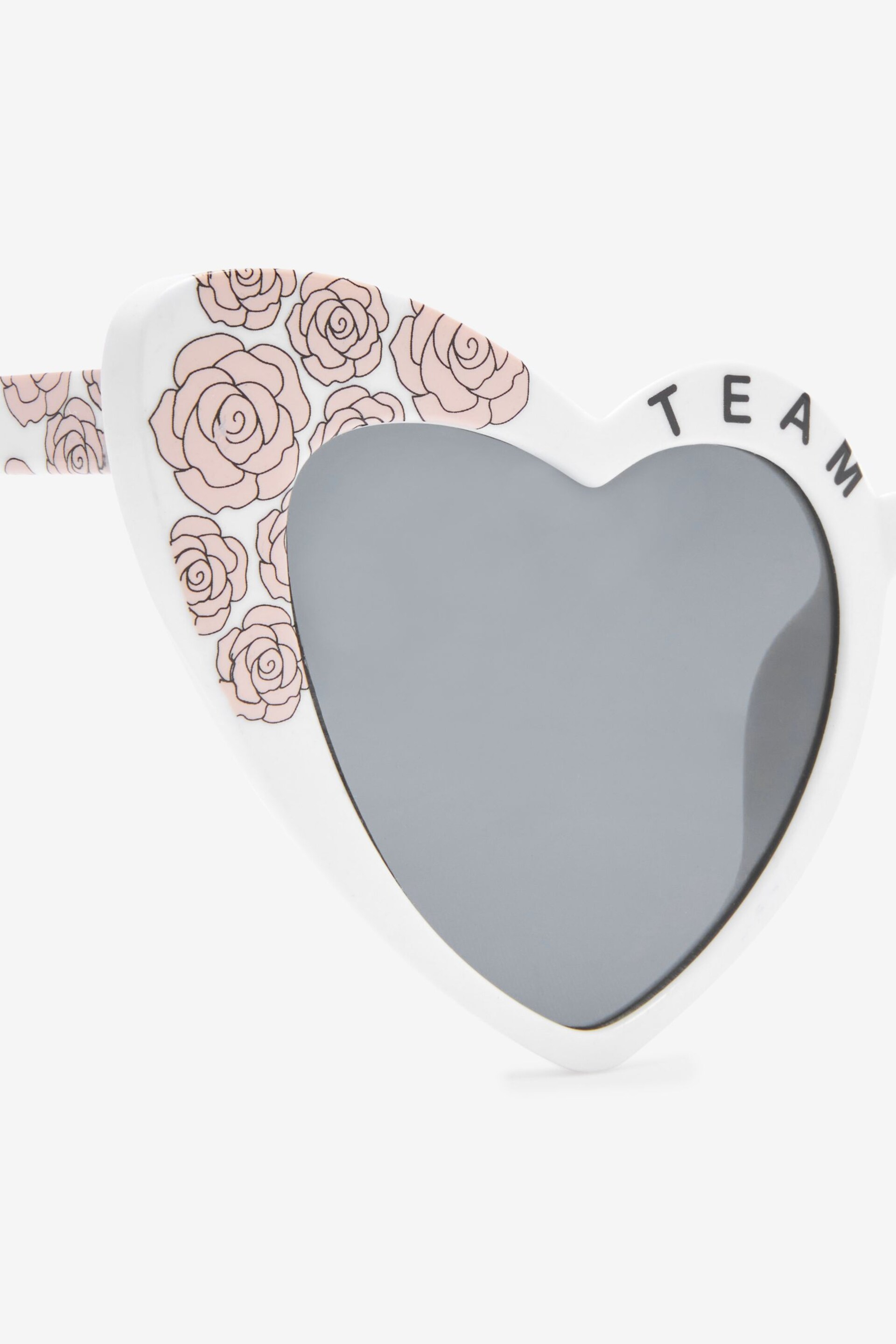 White Team Bride Heart Glasses - Image 7 of 7