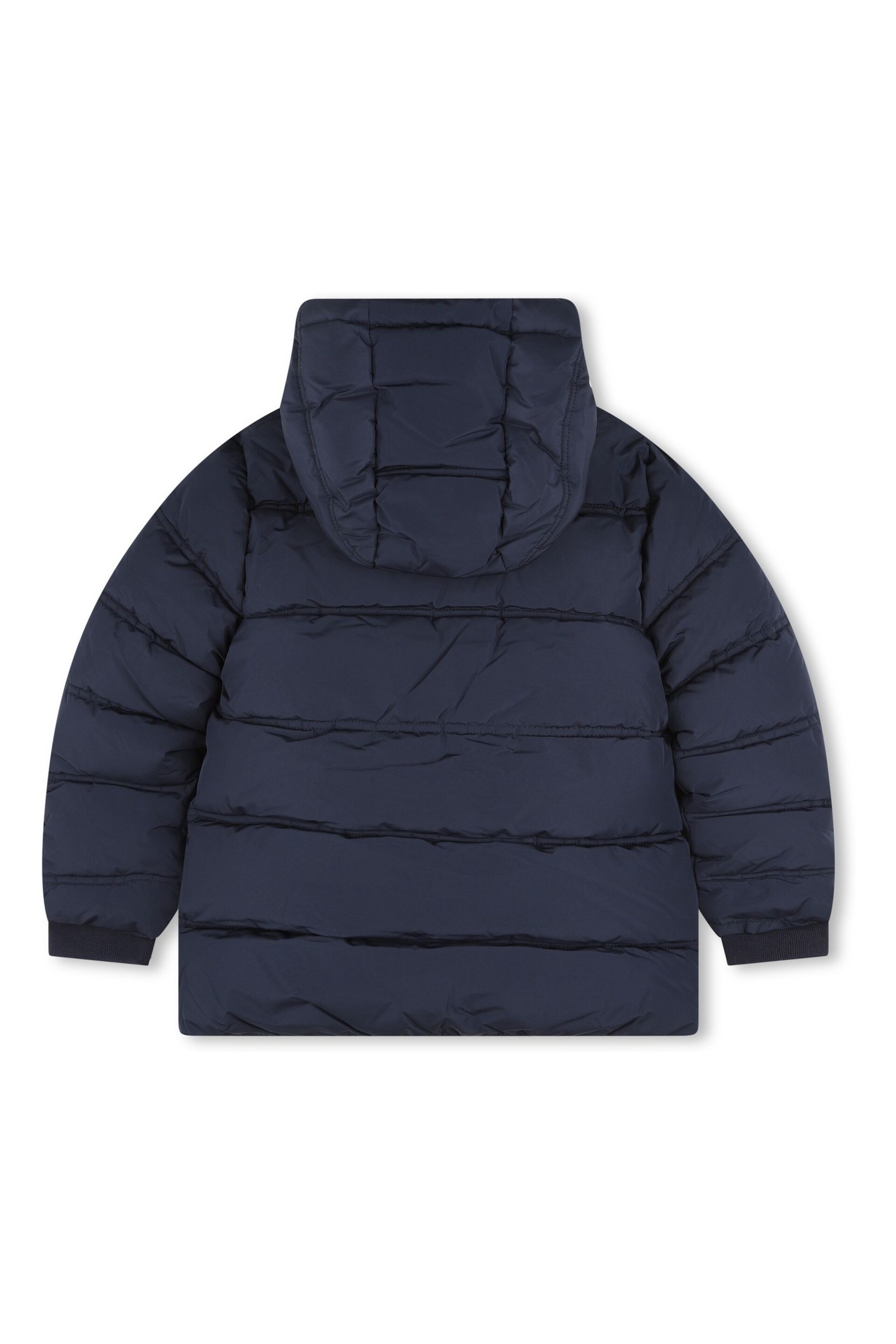 BOSS Blue Logo Puffer Coat - Image 2 of 2