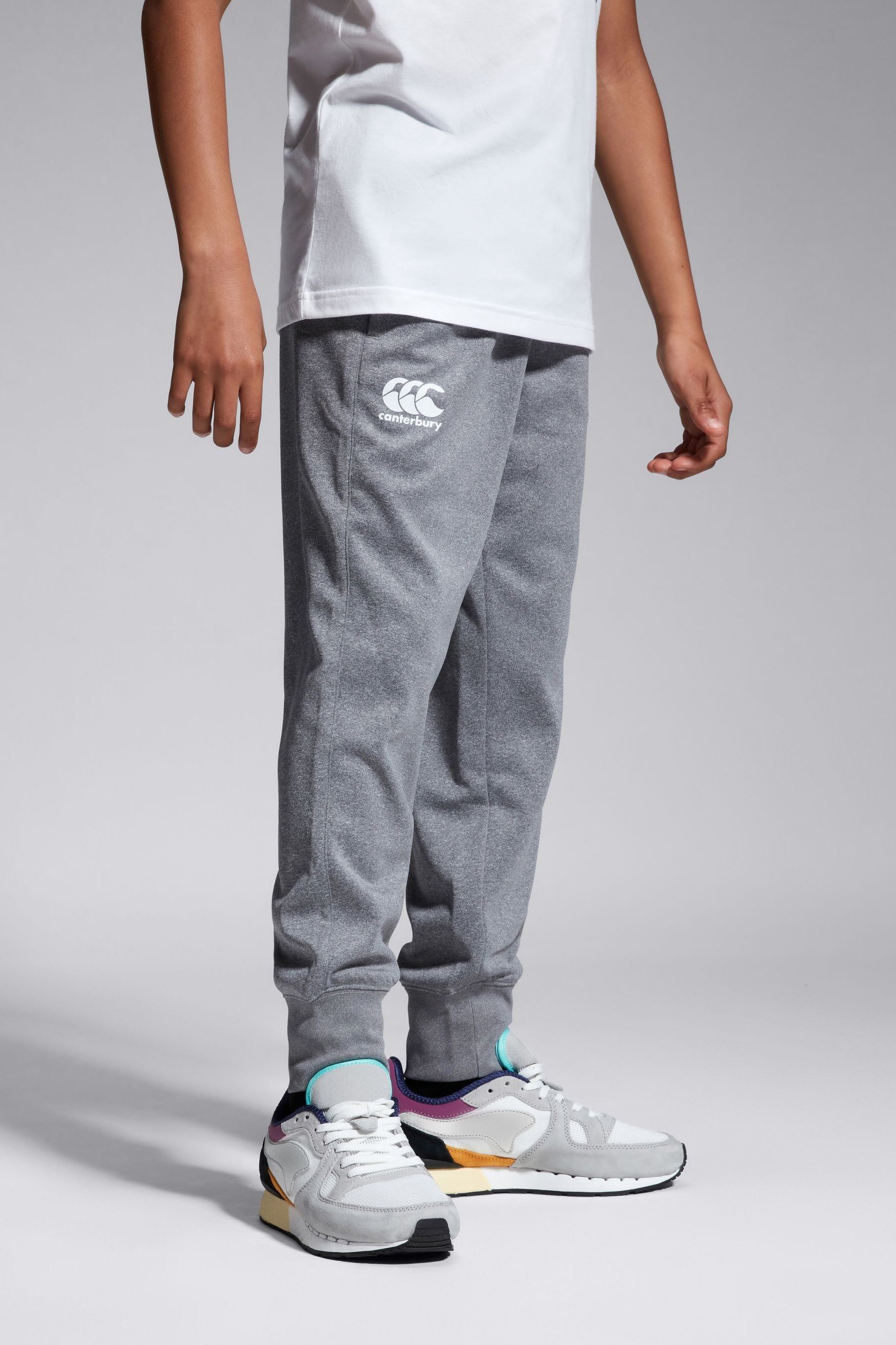 Buy Canterbury Grey Lightweight Tappered Joggers from Next Qatar