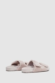 Reiss Taupe Farrah Wool Sliders - Image 4 of 5