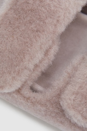 Reiss Taupe Farrah Wool Sliders - Image 5 of 5