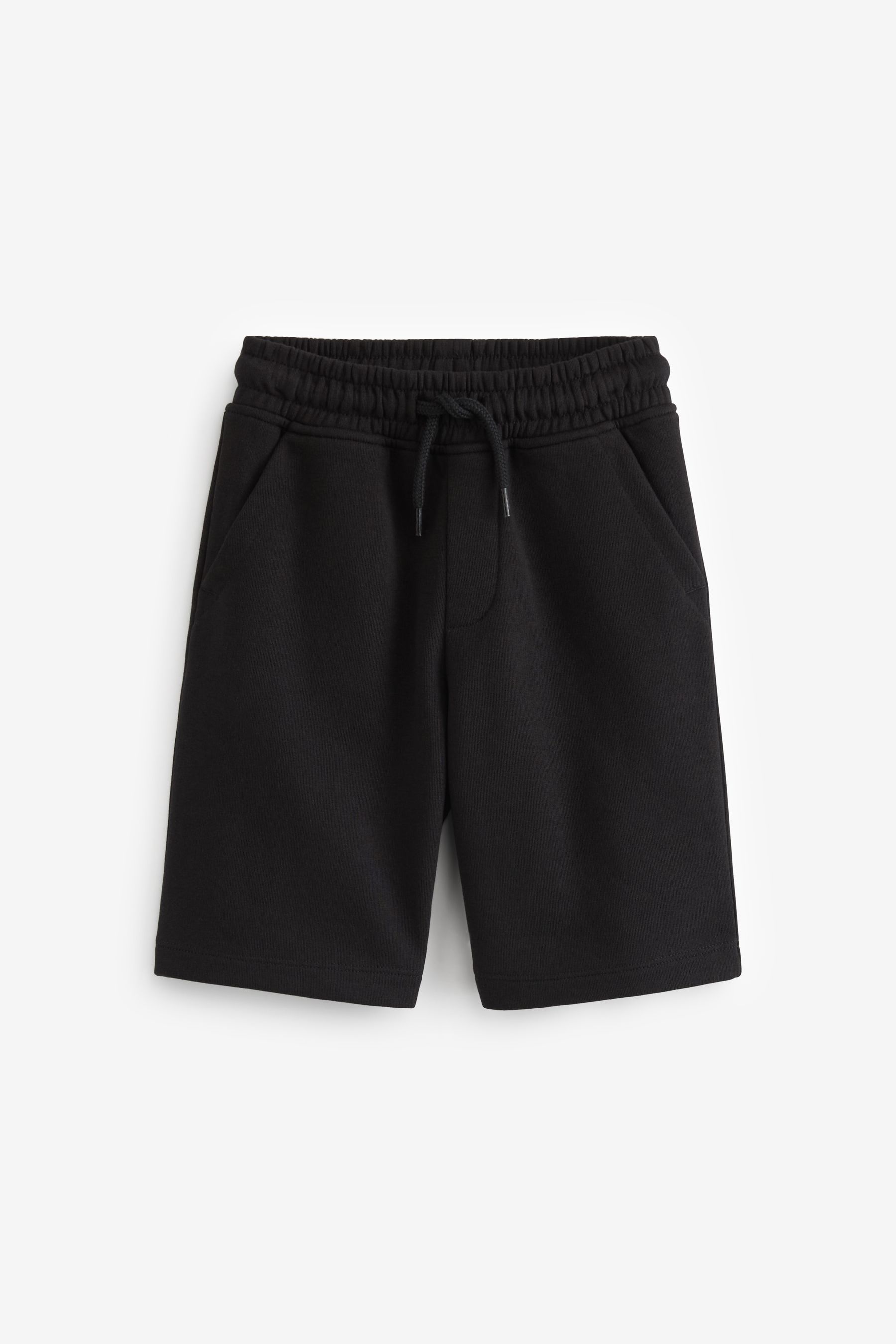 Plain black sweat shorts on sale