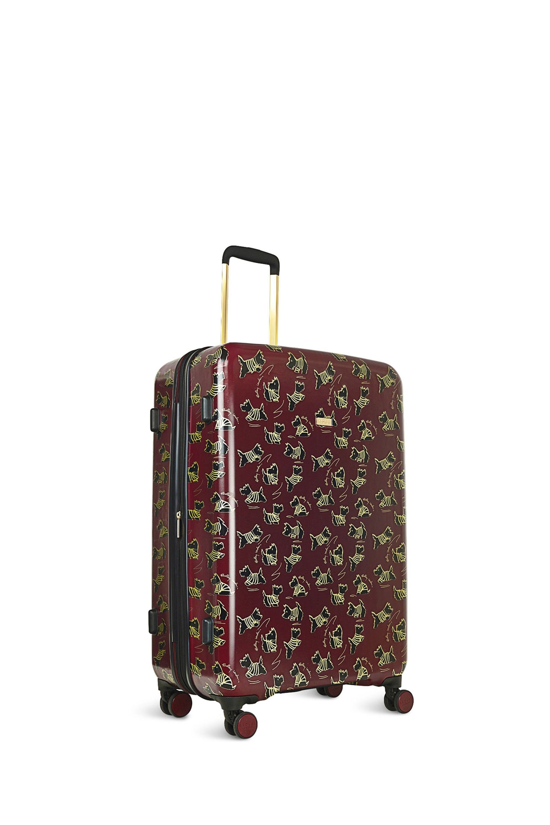 Buy Radley London Red Signature Dog 4 Wheel Large Suitcase from the Next UK online shop