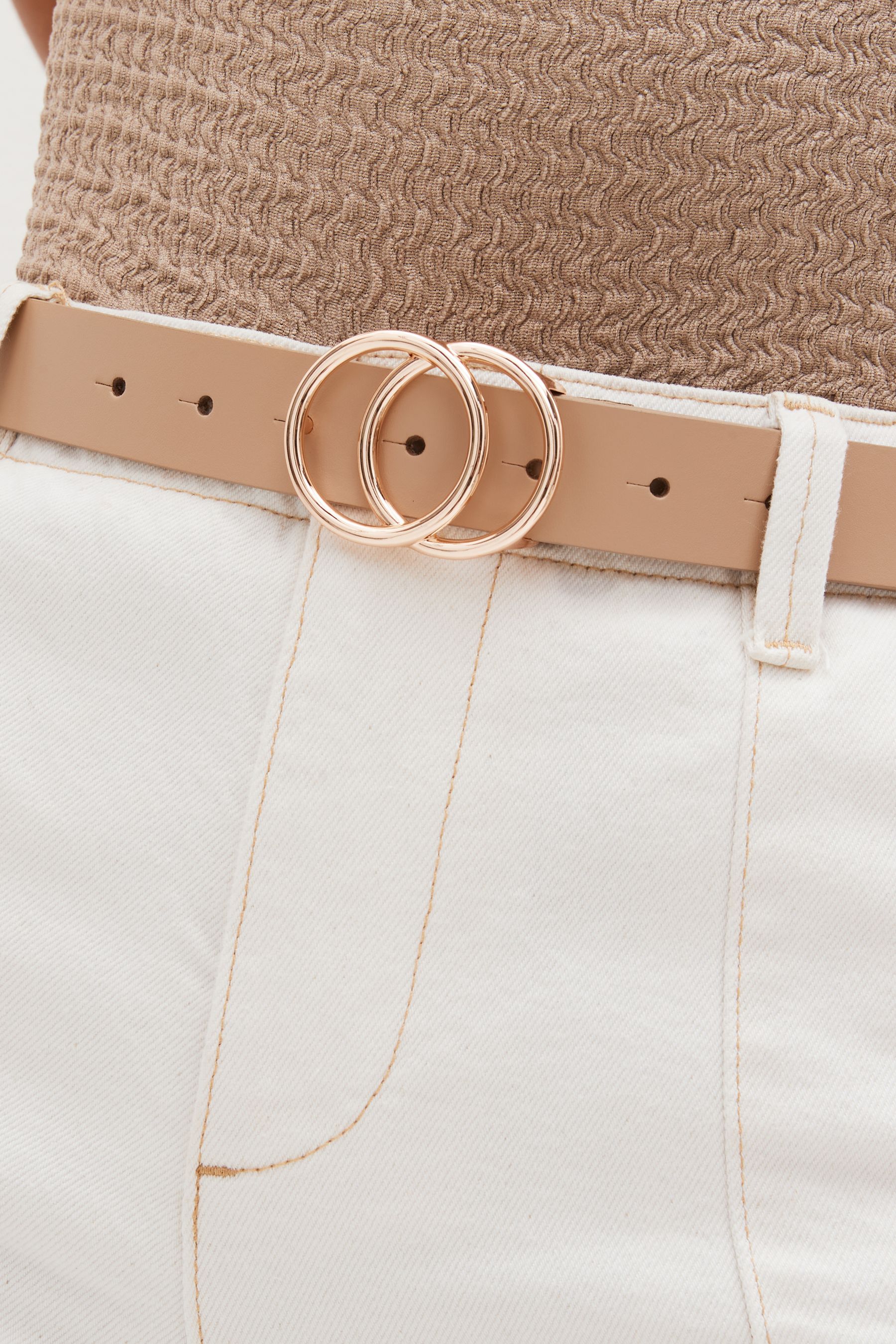 Gold circle belt buckle store