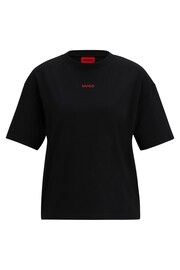 HUGO Relaxed Fit Central Logo T-Shirt - Image 5 of 5