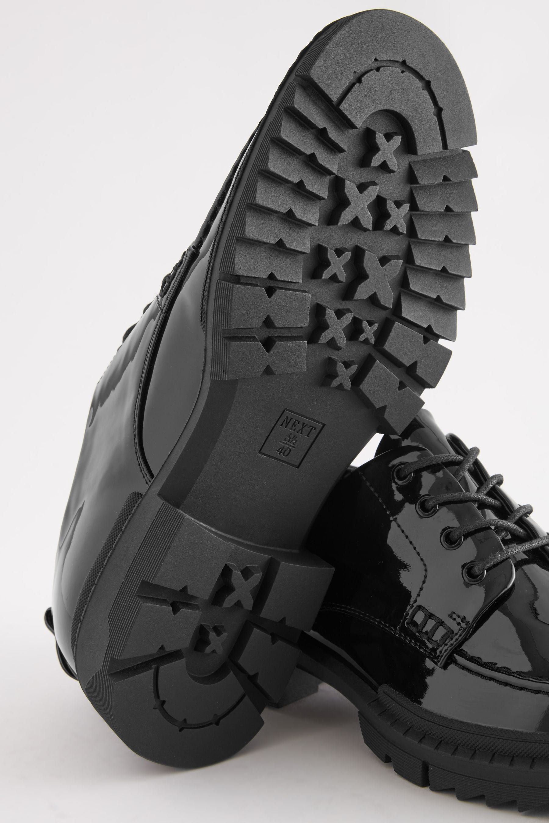 Chunky sole lace up shoes shop