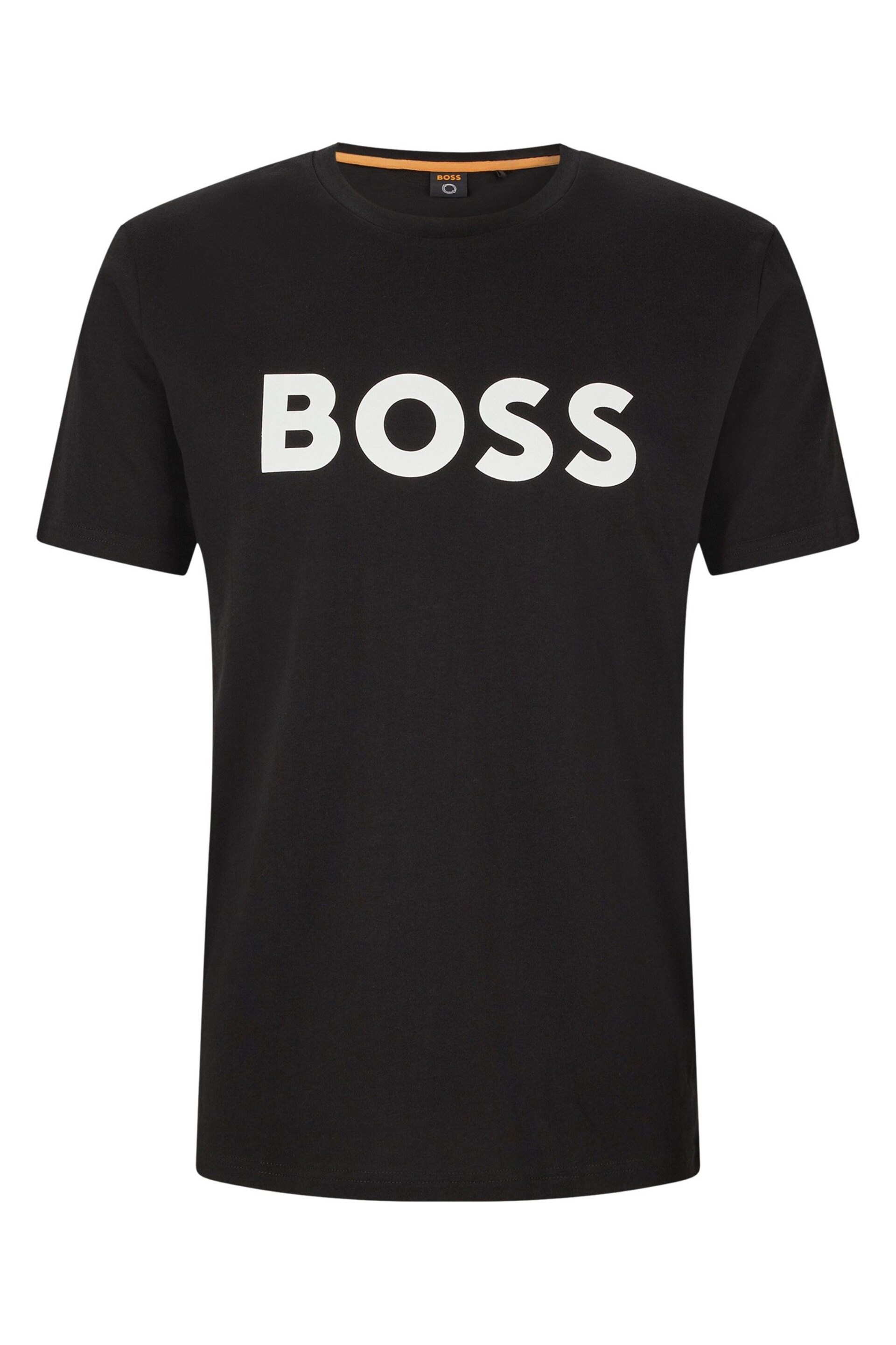 BOSS Black/White Logo Large Chest Logo T-Shirt - Image 6 of 6
