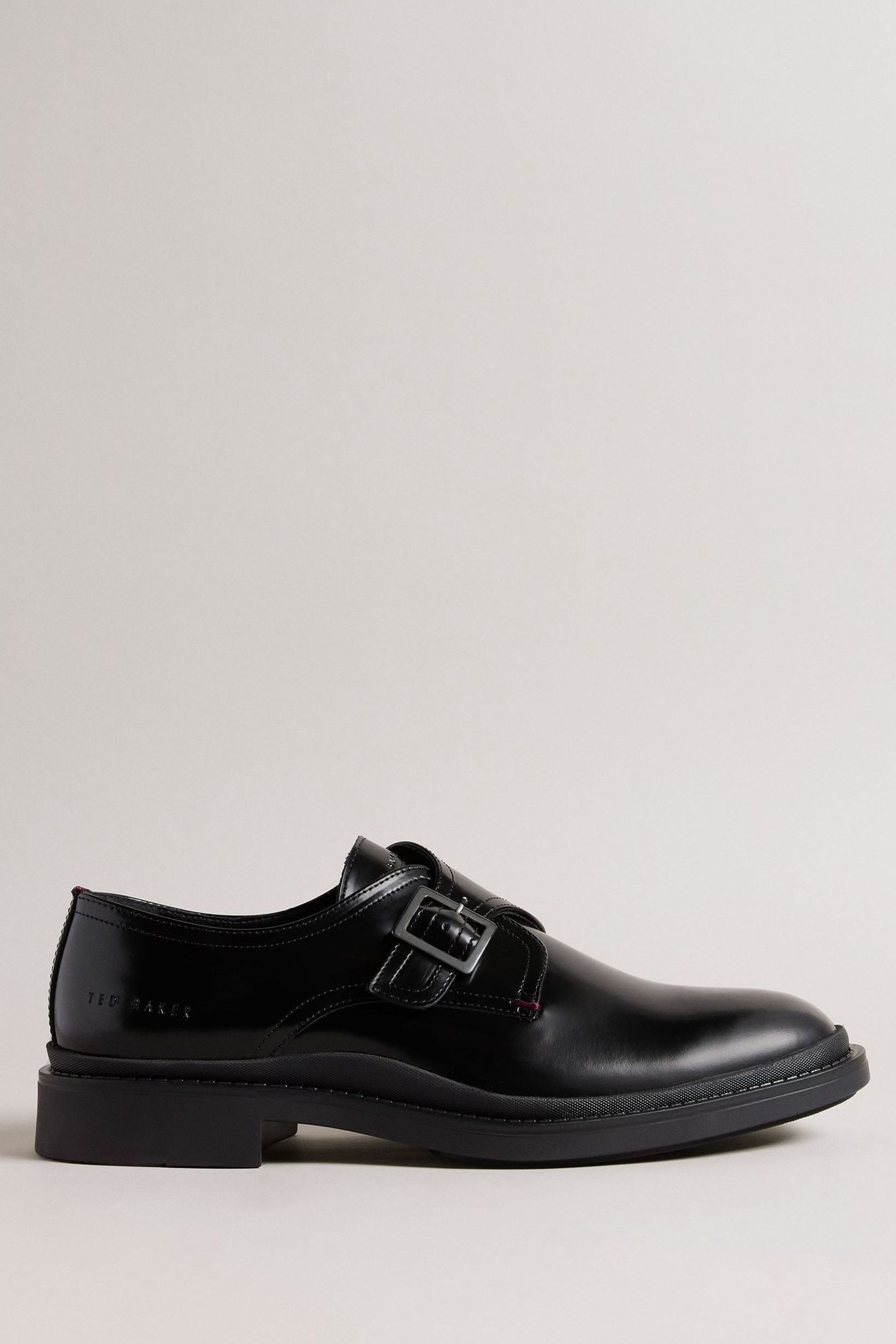 Buy Ted Baker Elvan Black Leather Monk Shoes from Next Austria