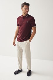 Fred Perry Mens Twin Tipped Polo Shirt - Image 2 of 6