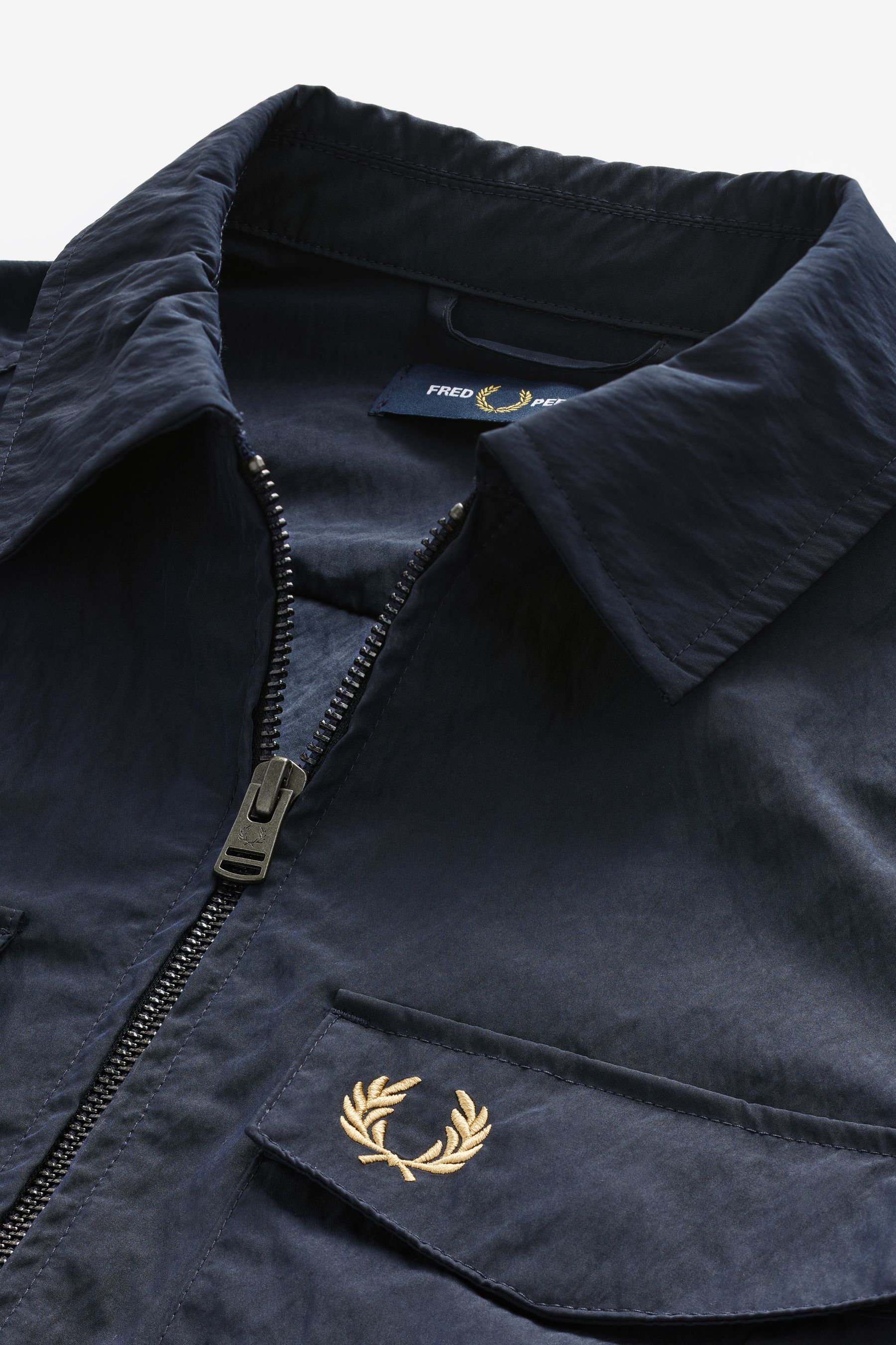 Buy Fred Perry Zip Through Lightweight Jacket from Next Luxembourg