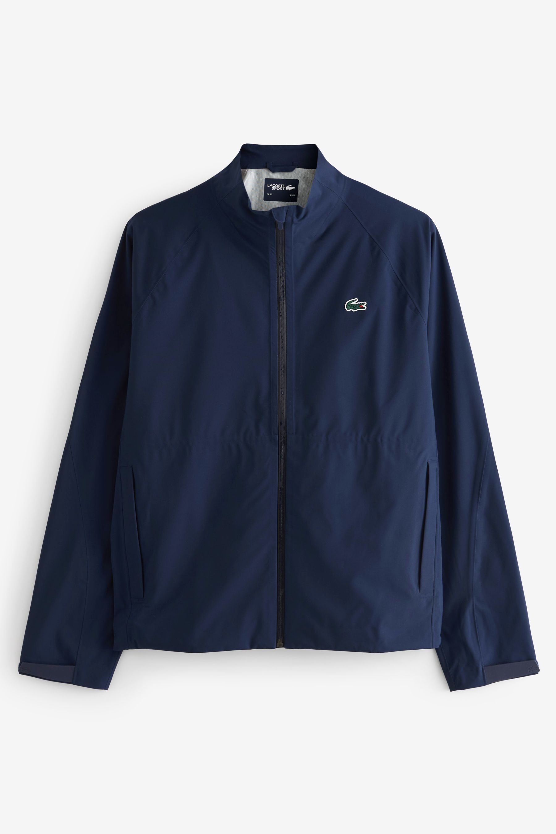 Buy Lacoste Navy Golf Zip Close Waterproof Windbreaker from Next Luxembourg