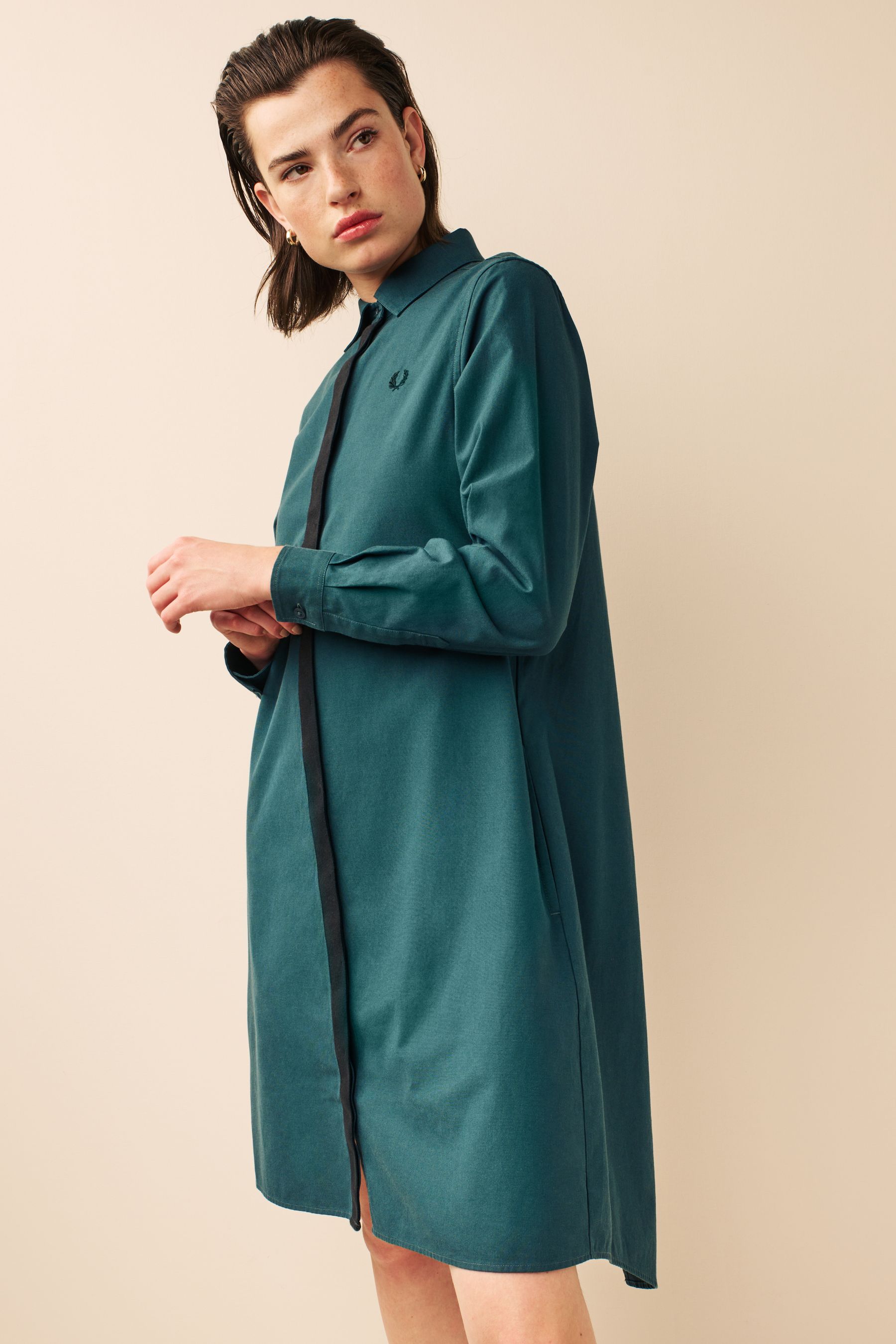 Buy Fred Perry Fishtail Shirt Dress from Next Luxembourg