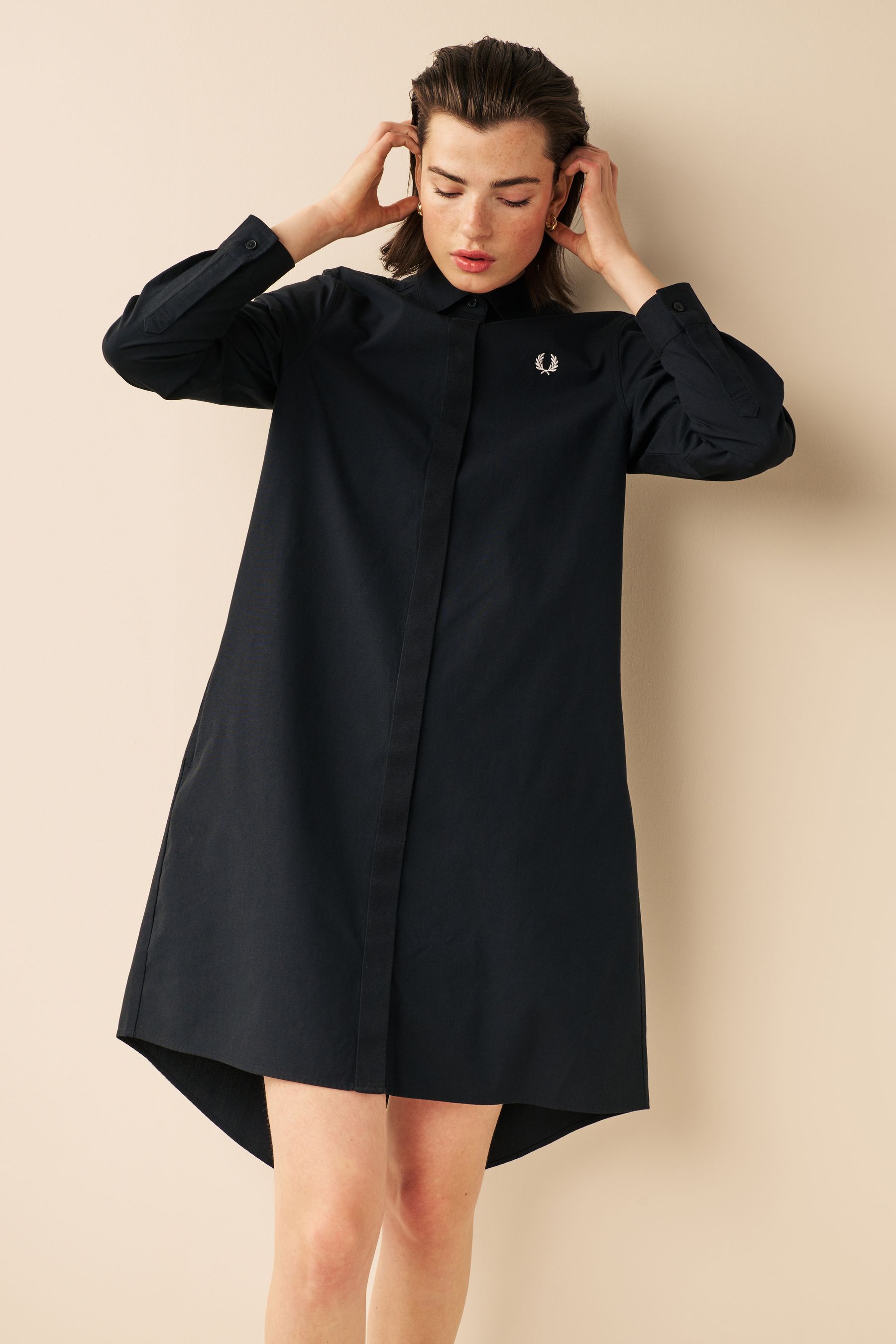 Buy Fred Perry Fishtail Shirt Dress from Next Luxembourg