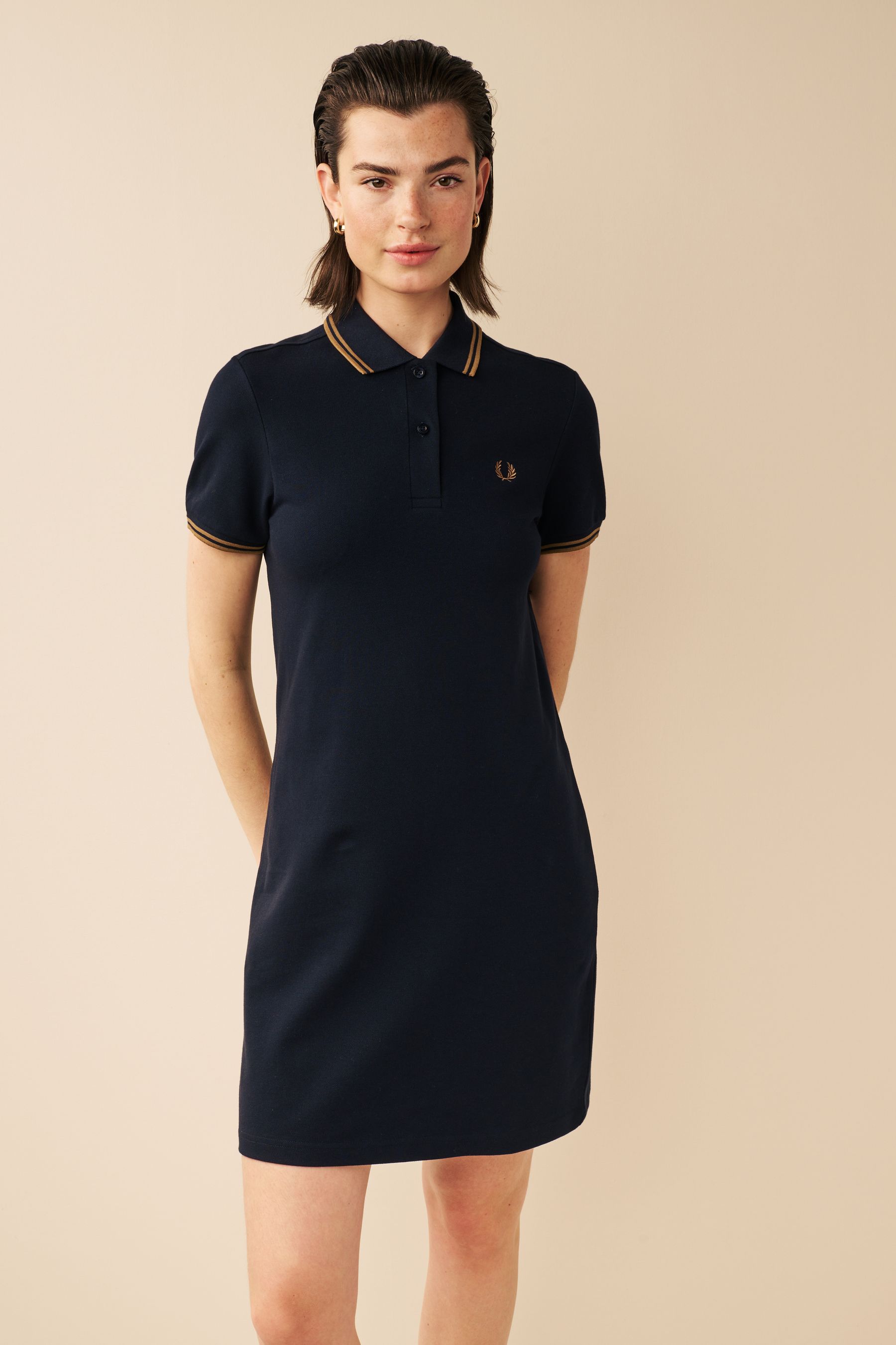 Buy Fred Perry Twin Tipped Polo Dress from Next Luxembourg