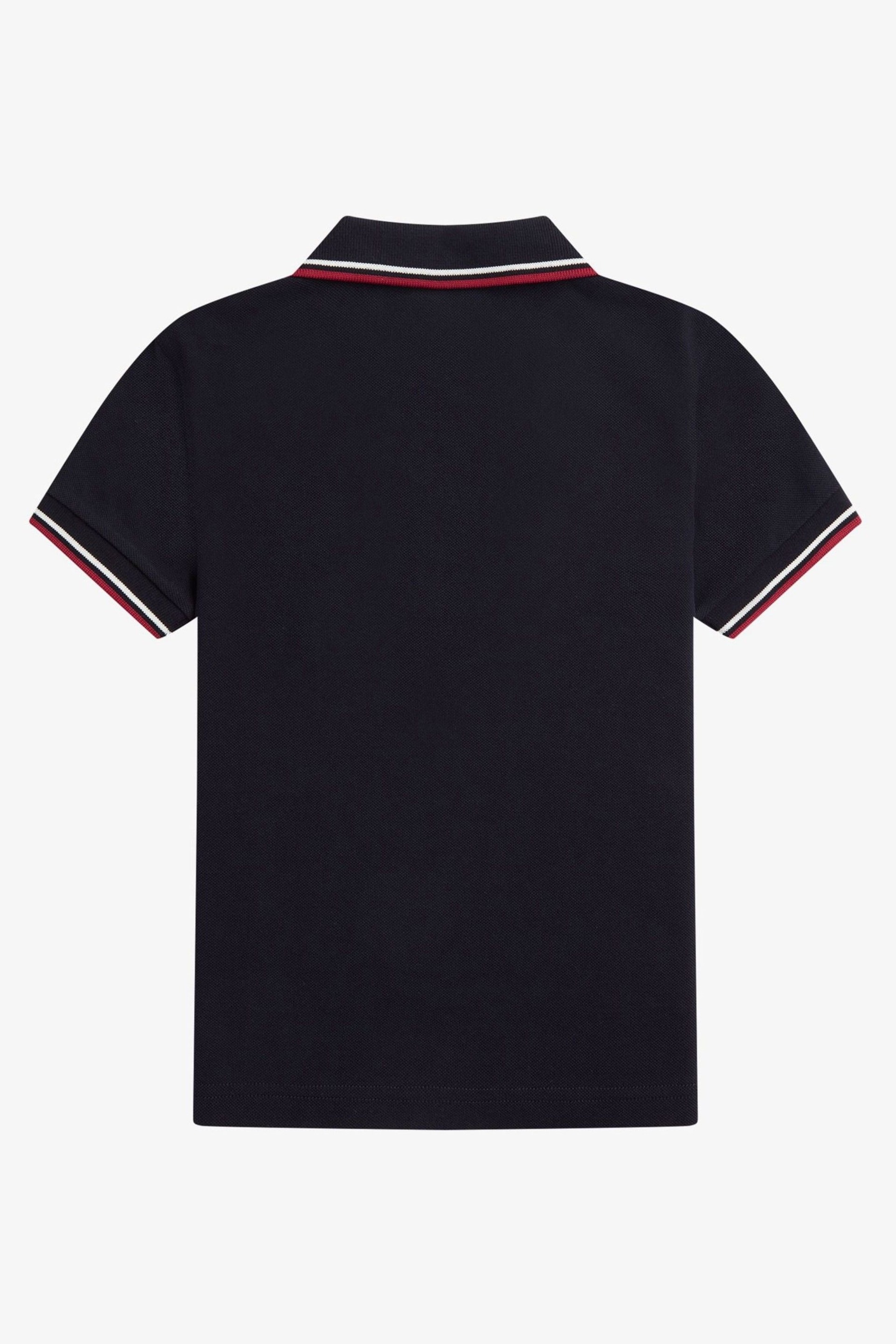 Fred Perry Kids Twin Tipped Polo Shirt - Image 2 of 3